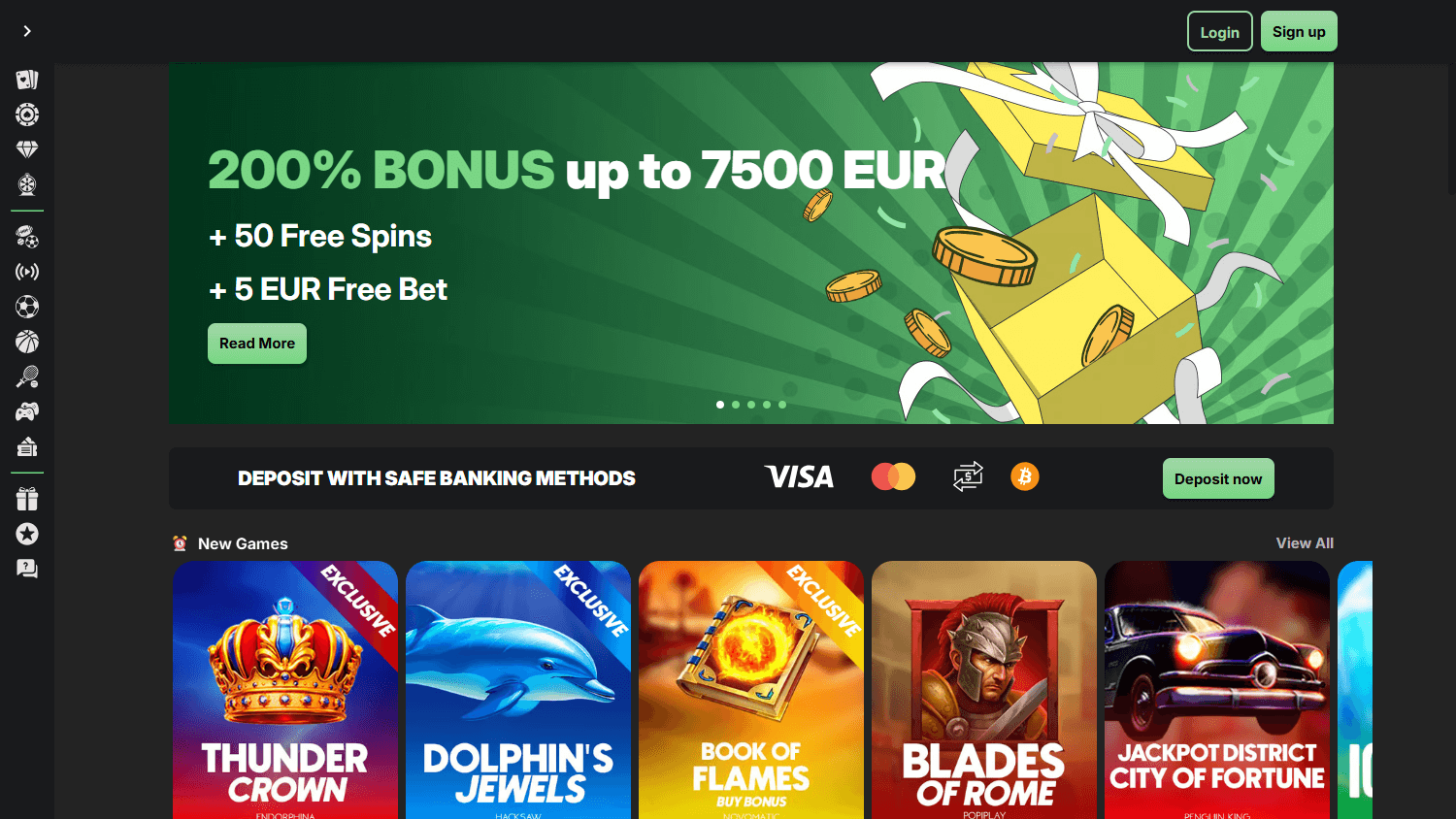 BetBlast Casino Desktop screenshot
